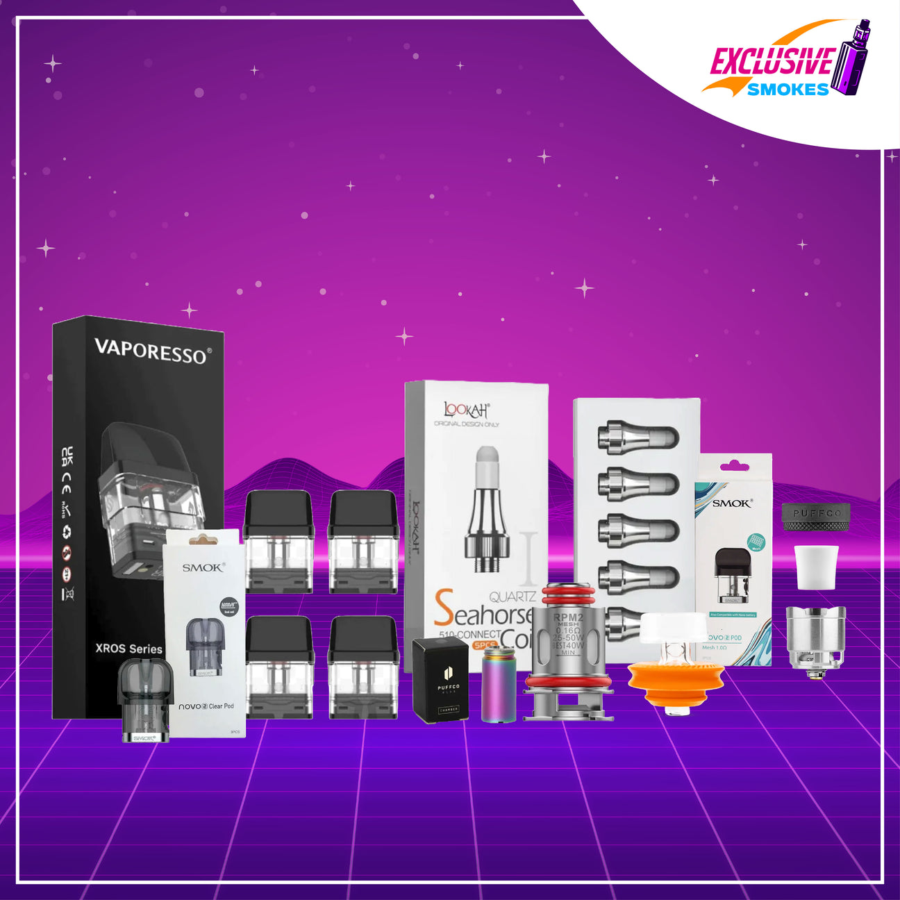 Atomizers, Coils & Pods