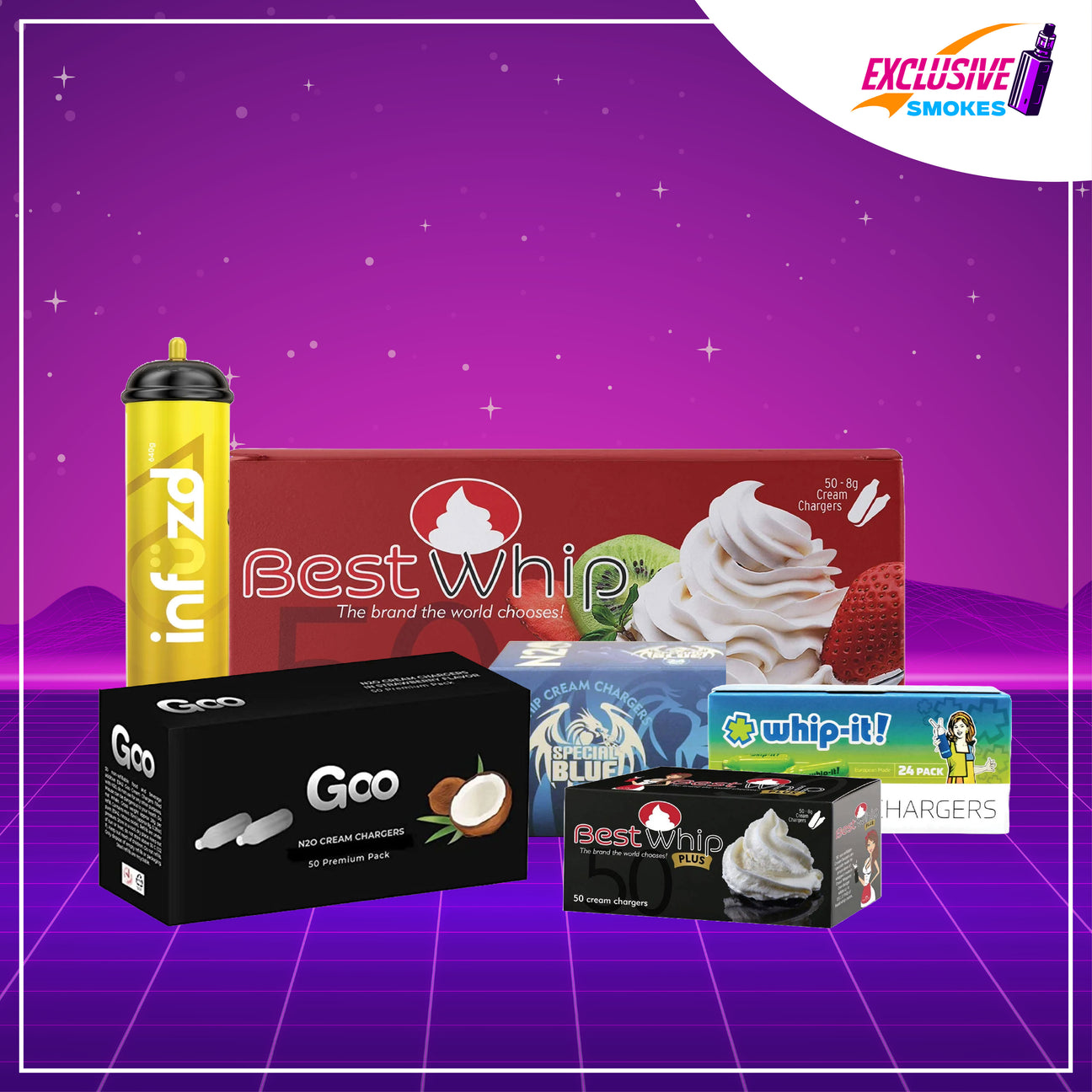 Cream Chargers (N2O)