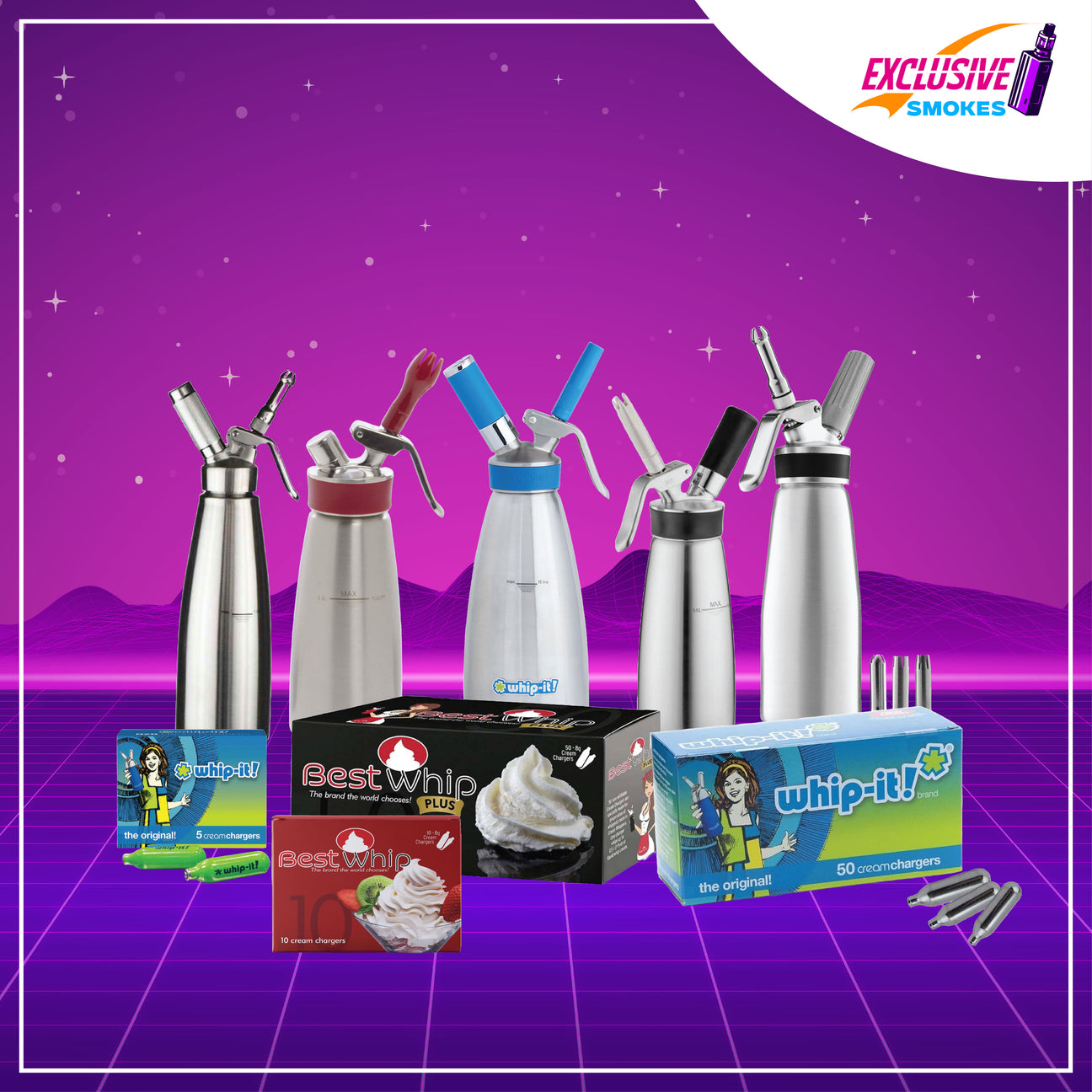 Cream Dispensers & Whippers