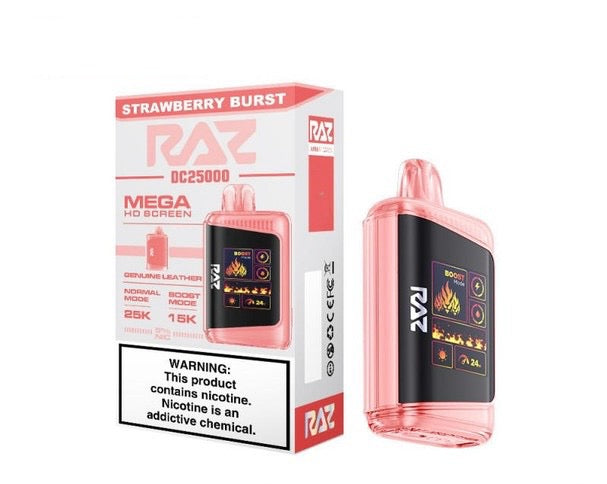 Raz DC25000 Mega HD Screen Disposable Vape - 25,000 Puffs