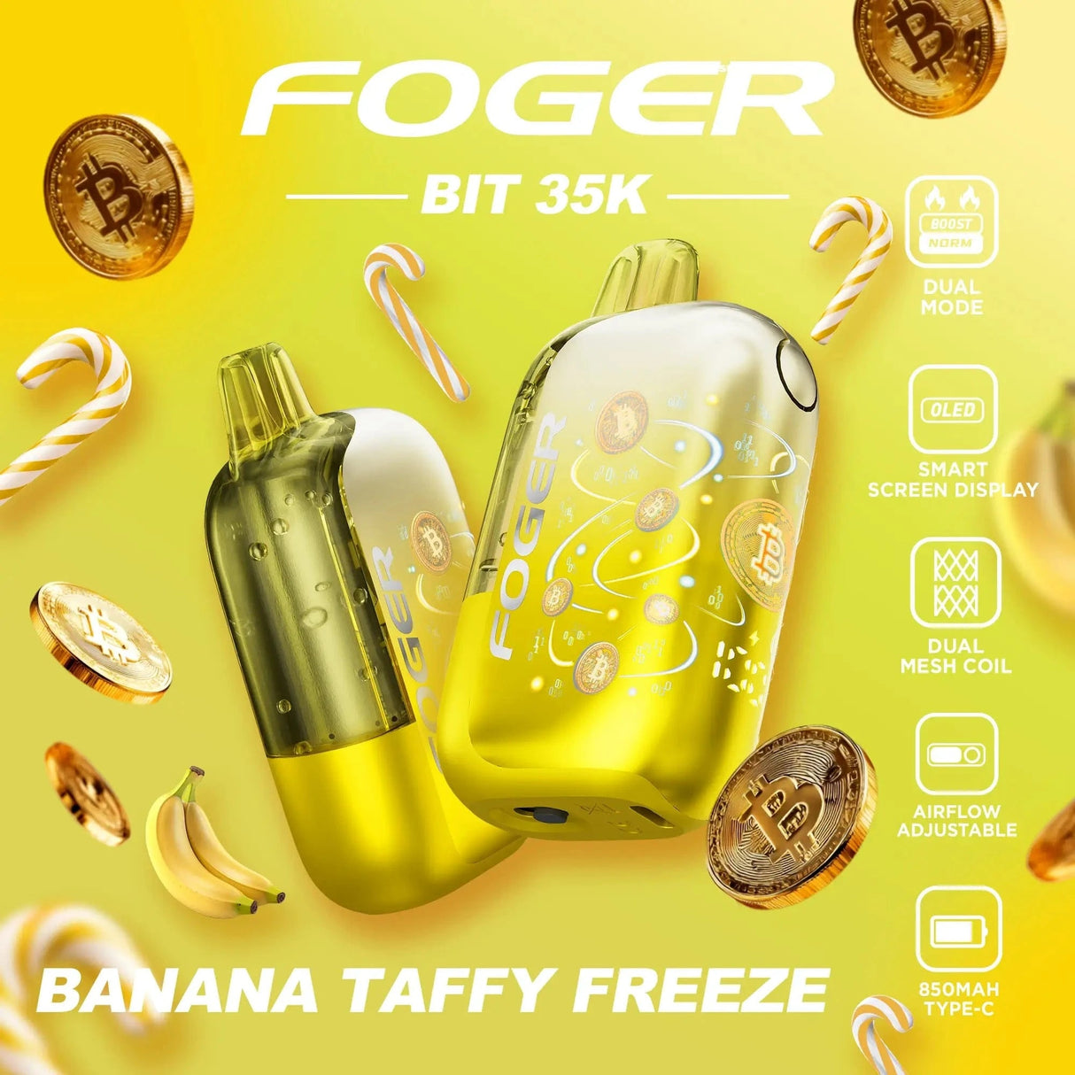 Foger Bit 35K Vape Disposable - 35,000 Puffs