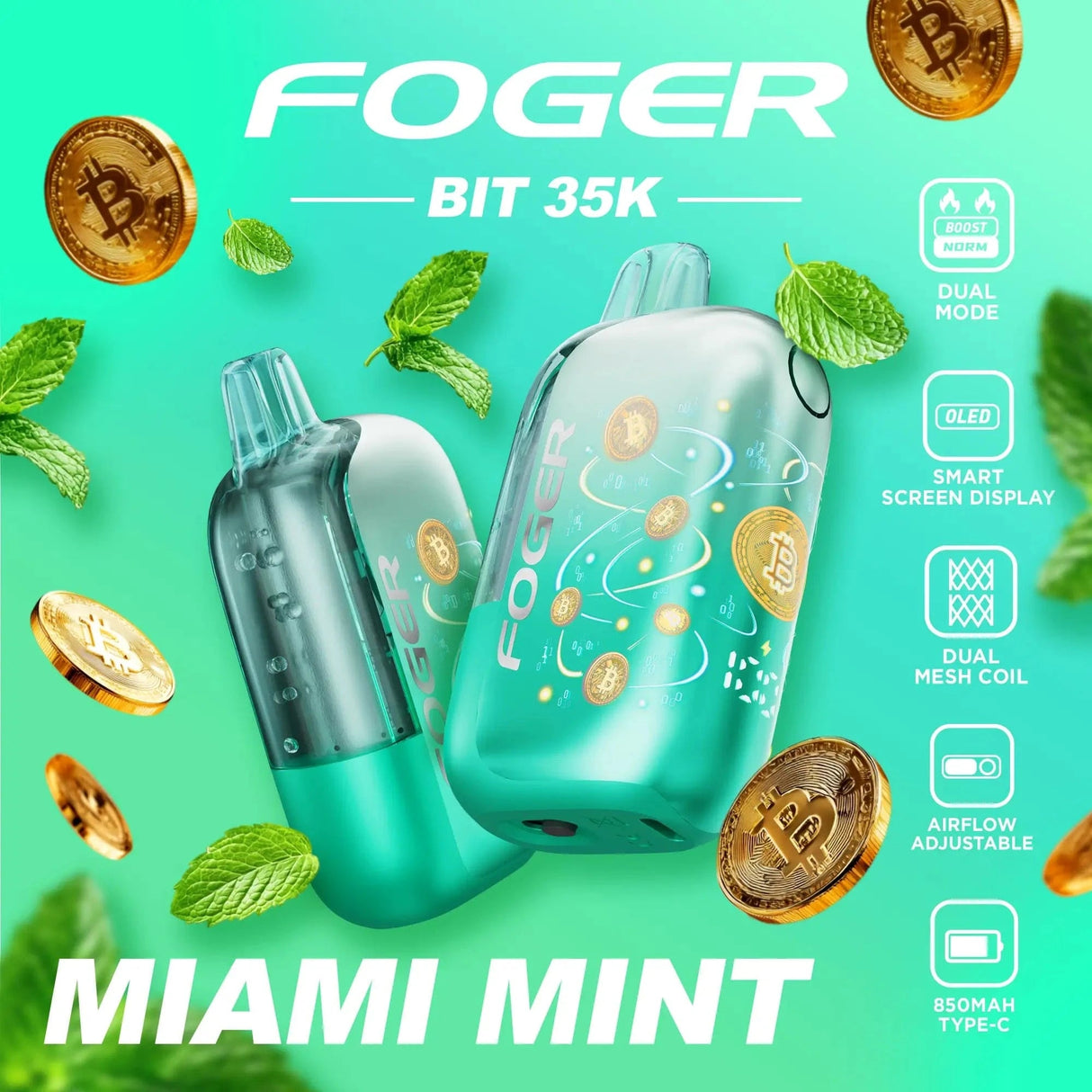 Foger Bit 35K Vape Disposable - 35,000 Puffs