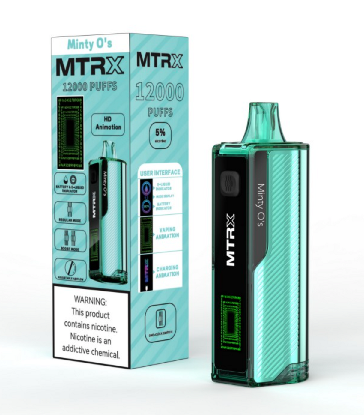 MTRX Disposable Vape - 12,000 Puffs