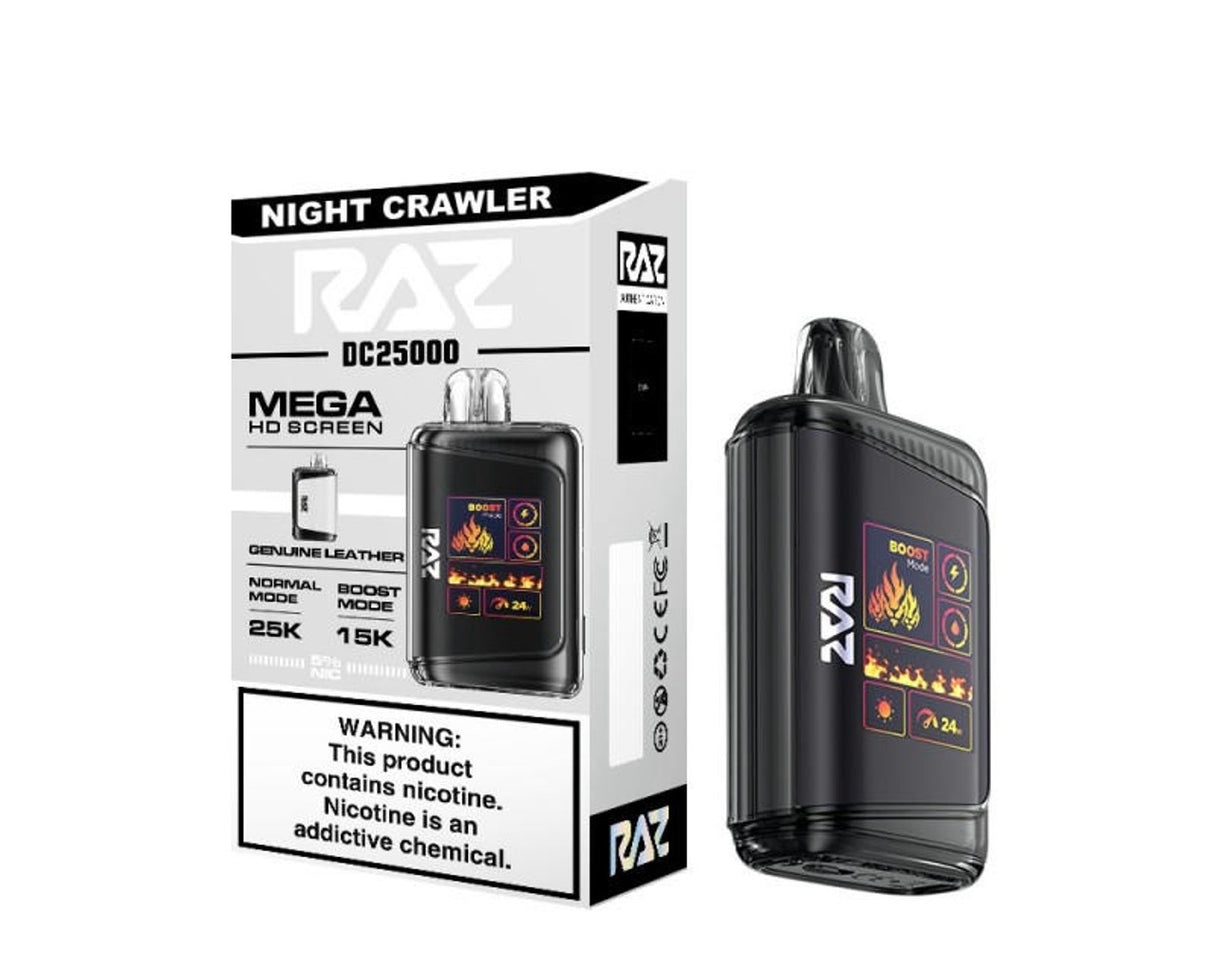Raz DC25000 Mega HD Screen Disposable Vape - 25,000 Puffs