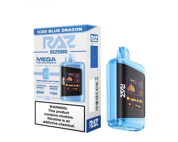Raz DC25000 Mega HD Screen Disposable Vape - 25,000 Puffs