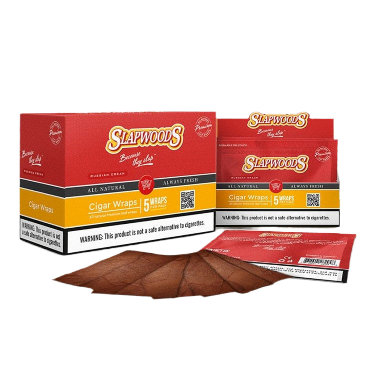 SlapWoods All Natural Cigar Wraps