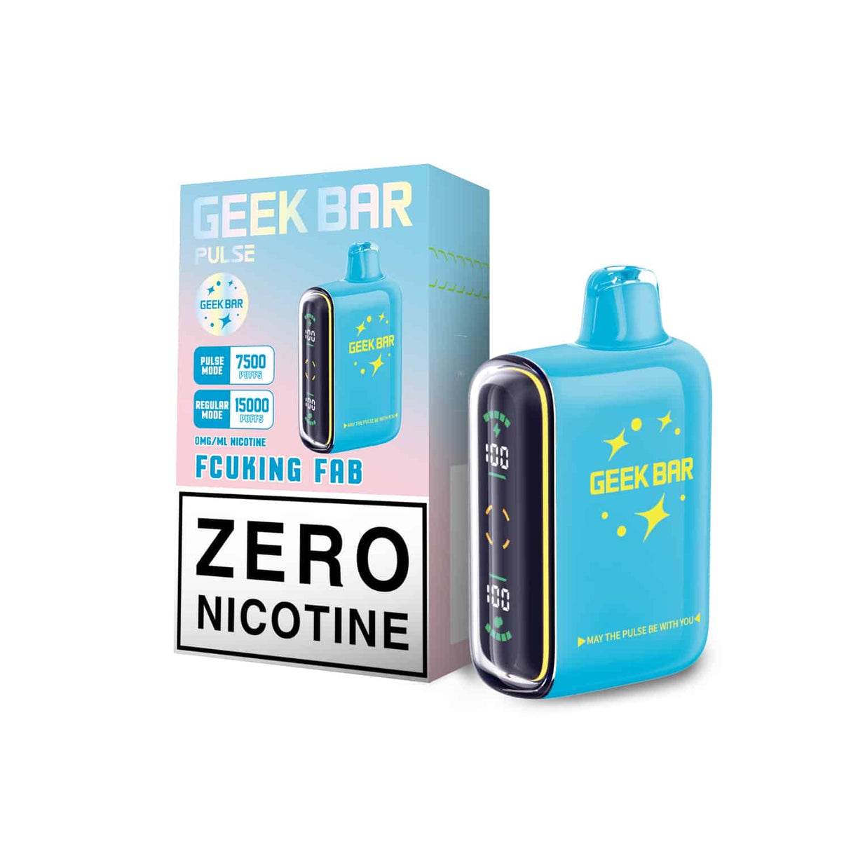 Geek Bar Pulse Zero Nicotine Disposable Vape - 15,000 Puffs