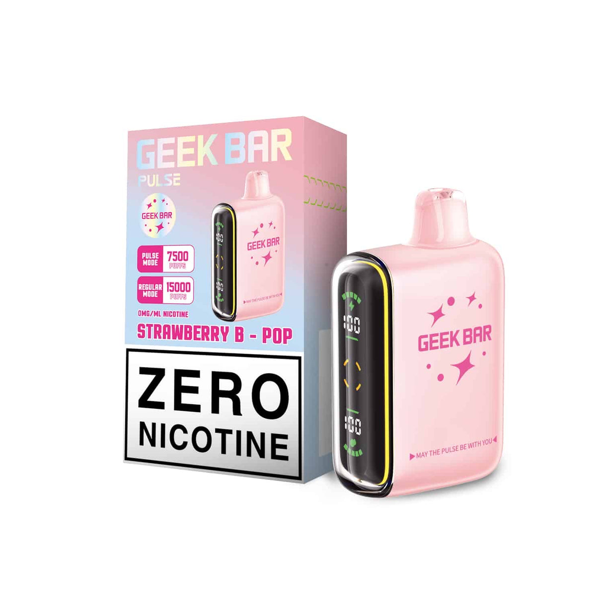 Geek Bar Pulse Zero Nicotine Disposable Vape - 15,000 Puffs