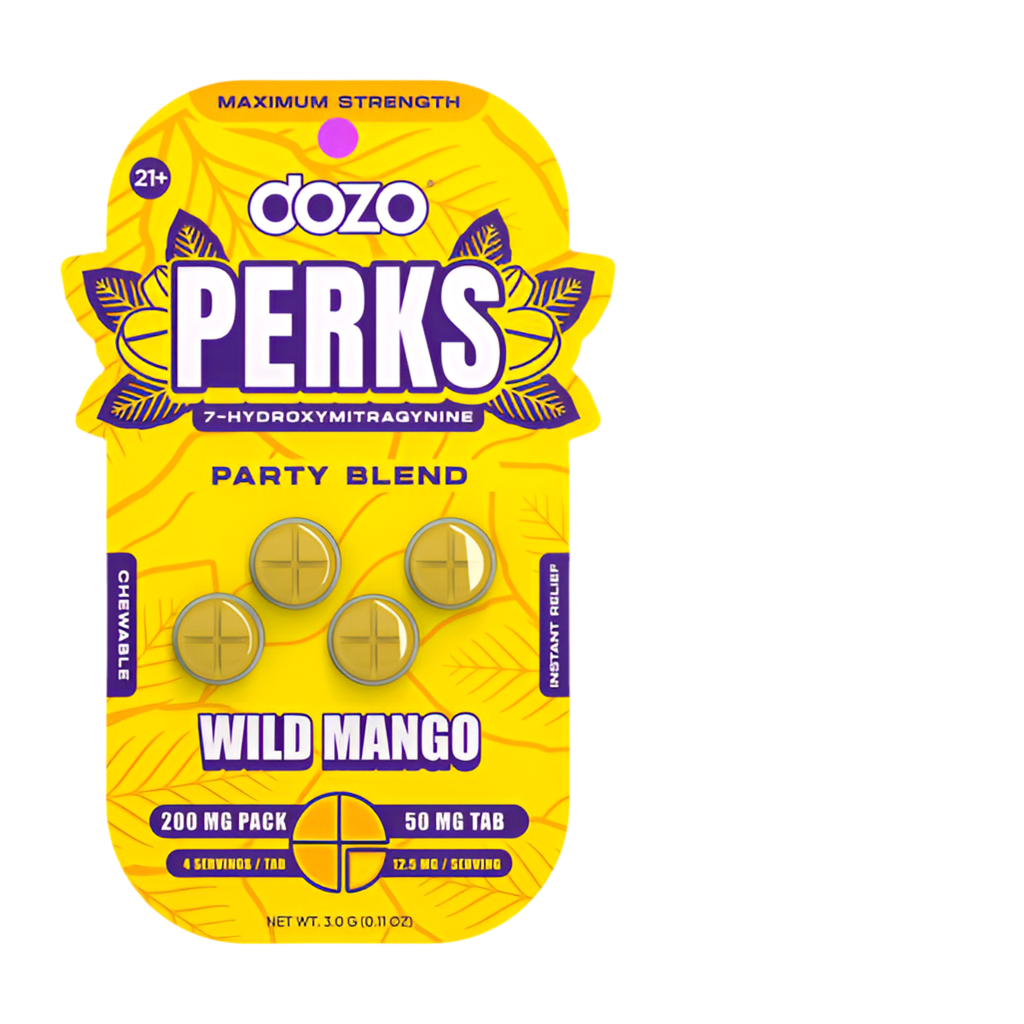 Dozo Perks 7-Hydroxymitragynine Kratom Capsules