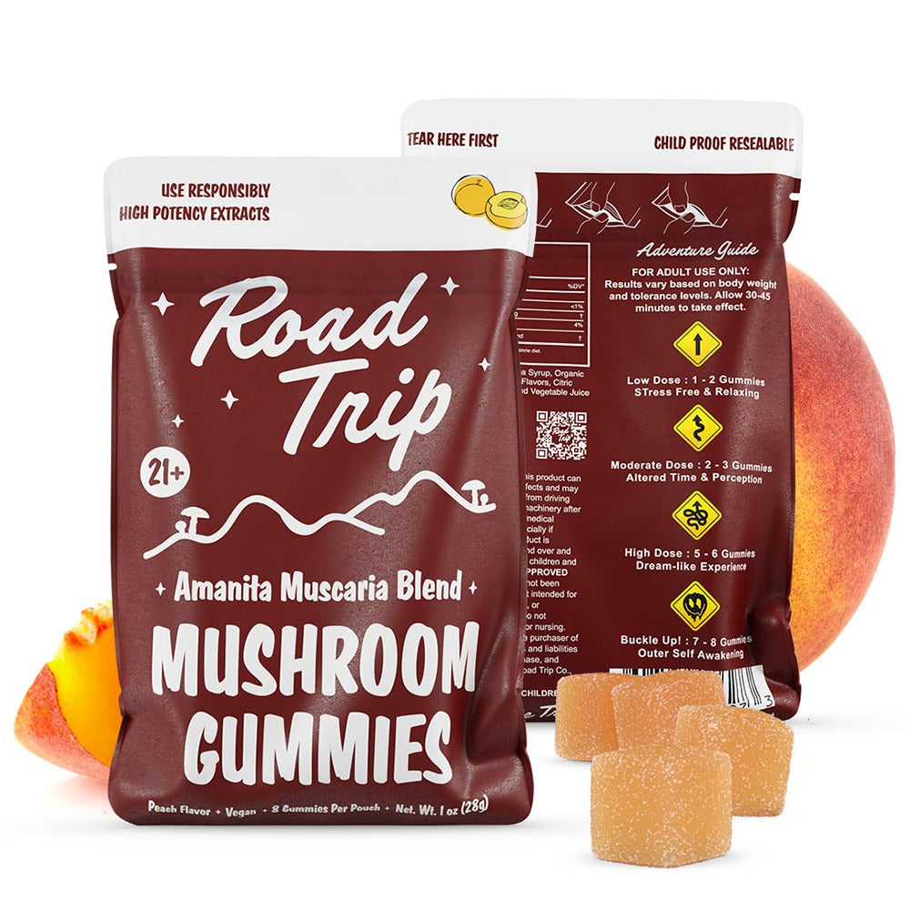 Road Trip Mushroom Amanita Muscaria Blend Gummies