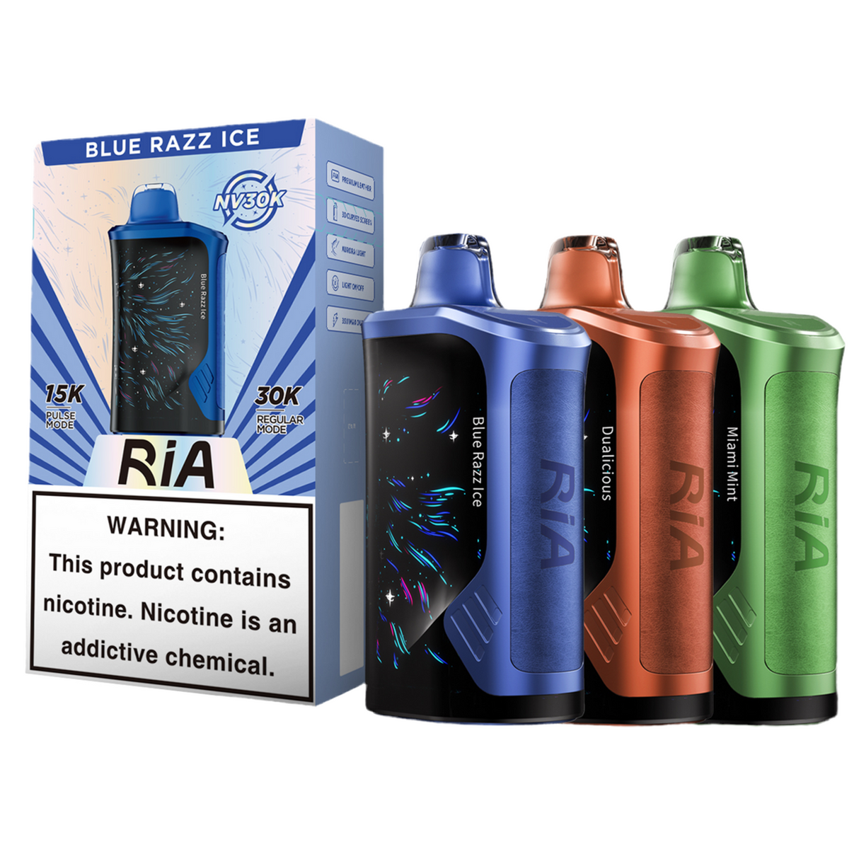Ria NV30K By Geek Bar Disposable Vape - 30,000 Puffs