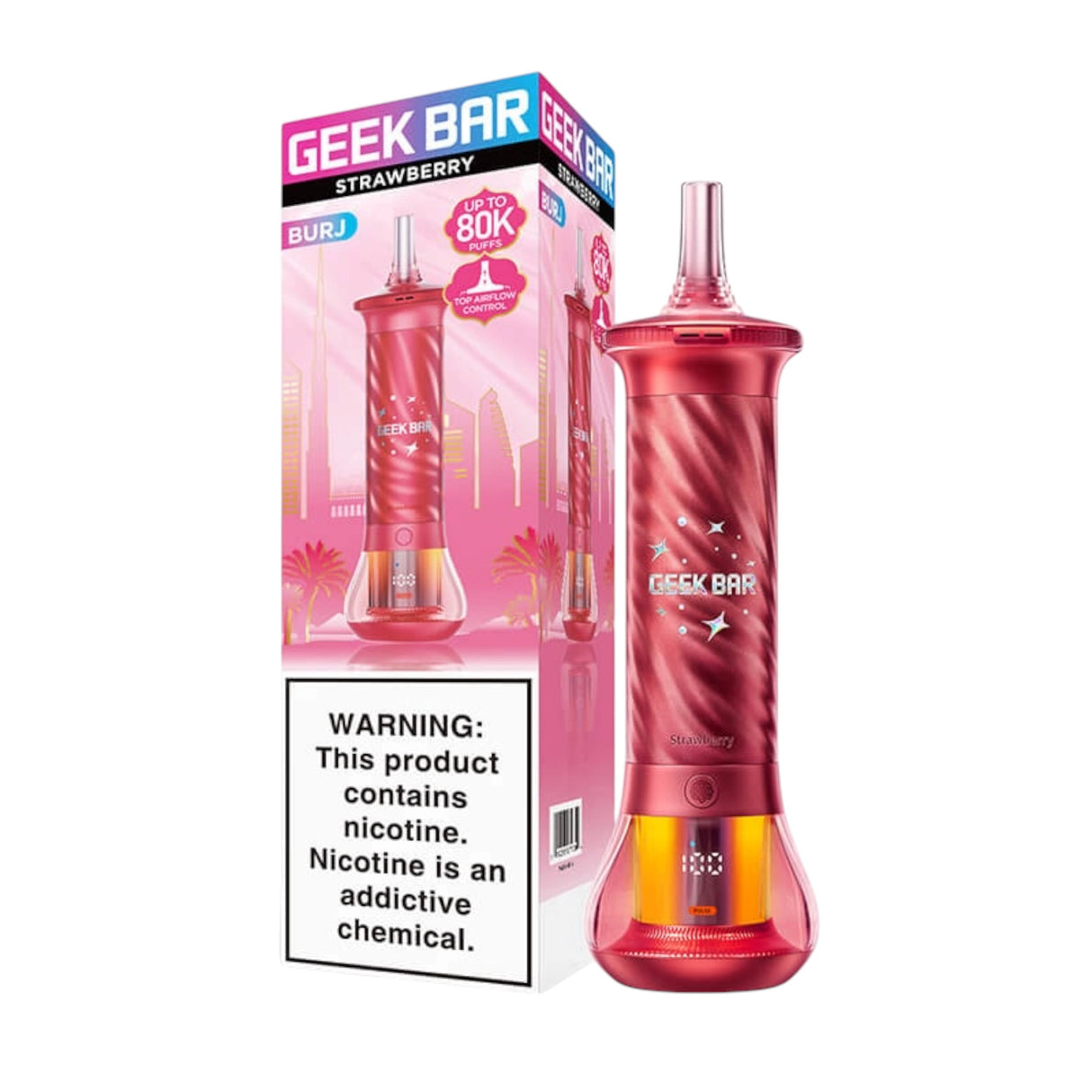 Geek Bar Burj 2 Disposable Vape - 80,000 Puffs