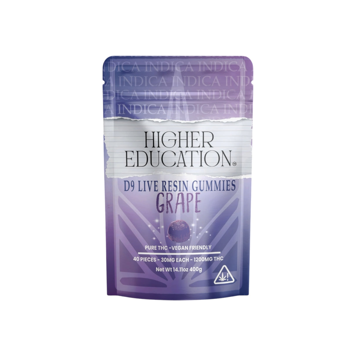 Higher Education D9 THC Live Resin Gummies