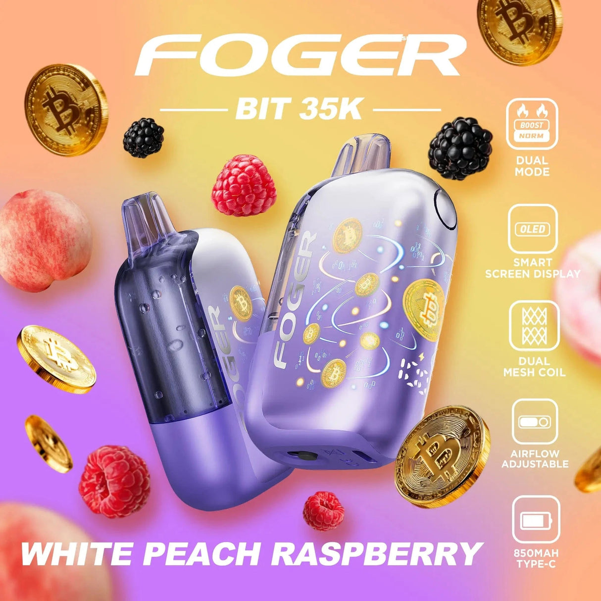 Foger Bit 35K Vape Disposable - 35,000 Puffs