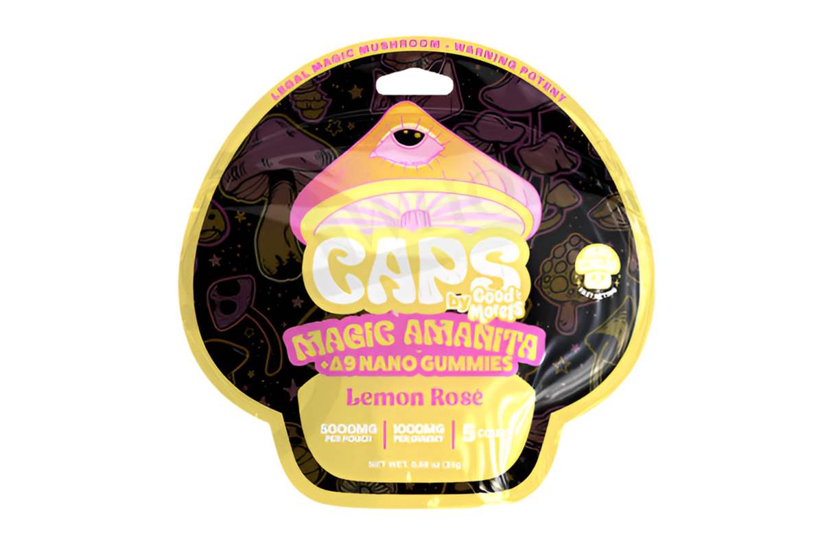 Caps by Good Morels Amanita Delta 9 Nano Gummies - 5,000mg