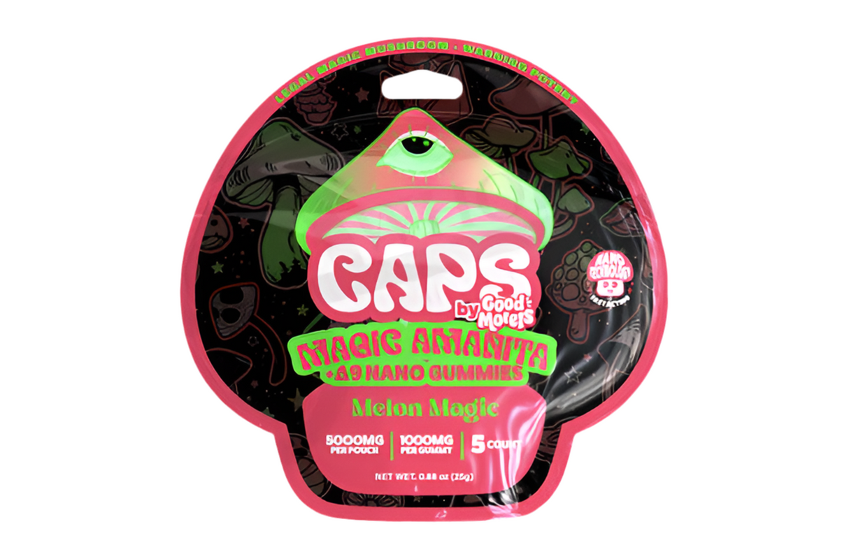 Caps by Good Morels Amanita Delta 9 Nano Gummies - 5,000mg