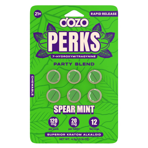 Dozo Perks 7-Hydroxymitragynine Kratom Capsules