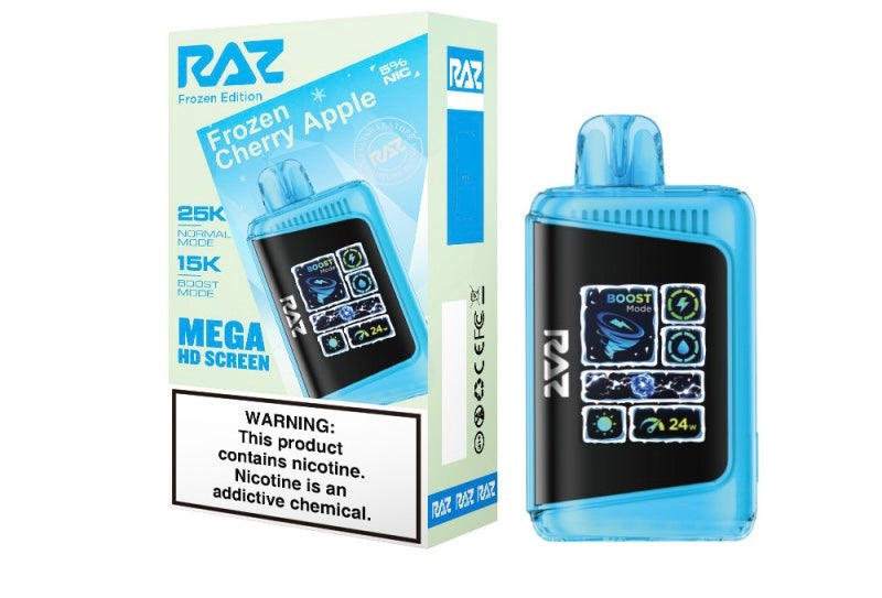 Raz LTX Mega HD Screen Disposable Vape - 25,000 Puffs