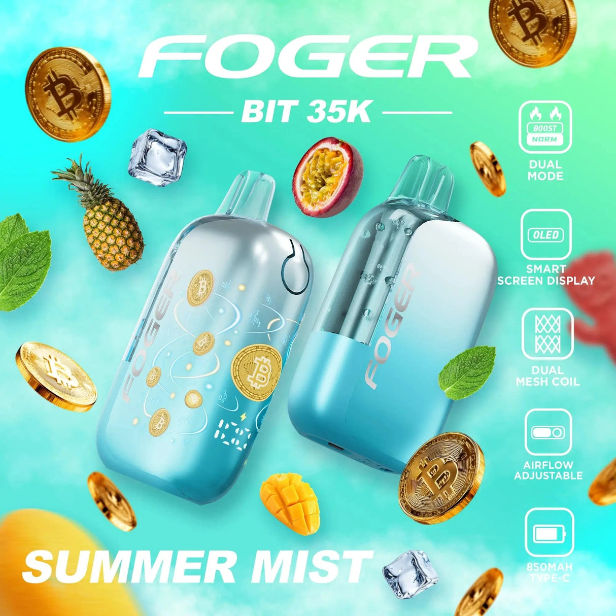 Foger Bit 35K Vape Disposable - 35,000 Puffs