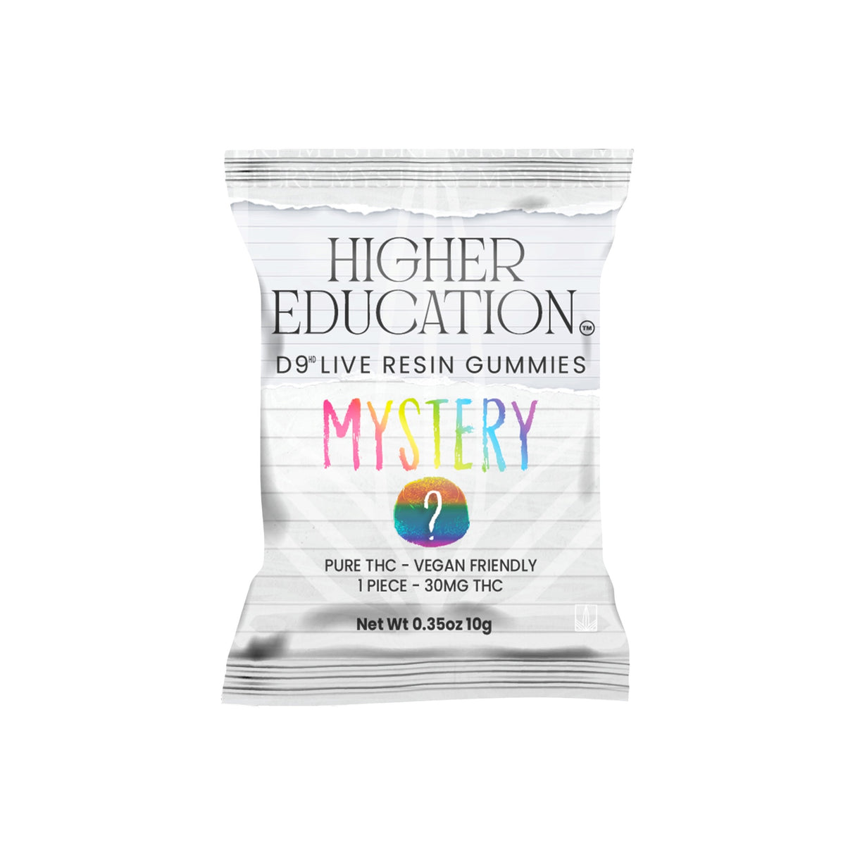 Higher Education D9 THC Live Resin Gummies
