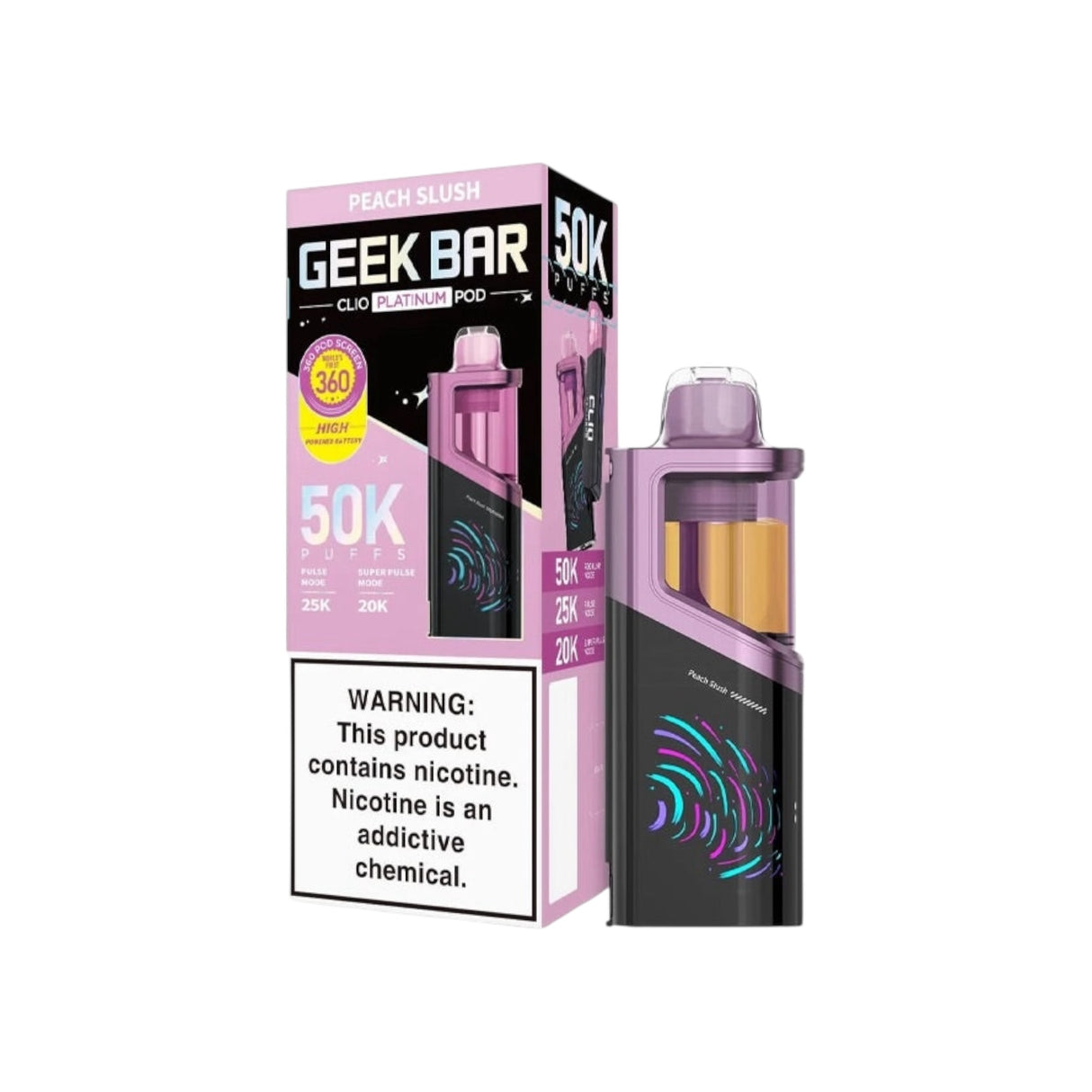 Geek Bar Clio Platinum Disposable Pod - 50,000 Puffs