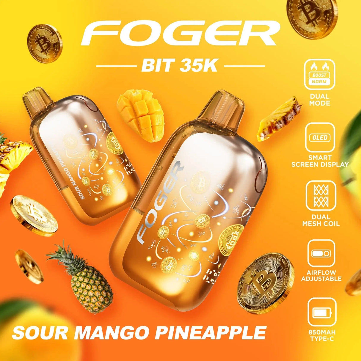 Foger Bit 35K Vape Disposable - 35,000 Puffs