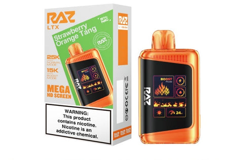 Raz LTX Mega HD Screen Disposable Vape - 25,000 Puffs