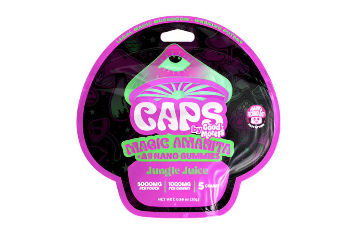 Caps by Good Morels Amanita Delta 9 Nano Gummies - 5,000mg