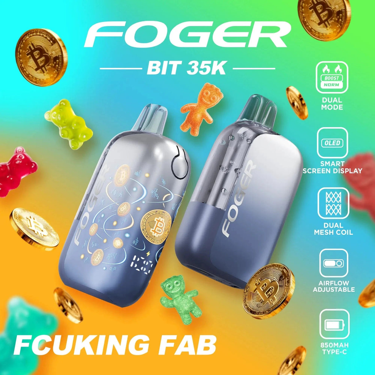 Foger Bit 35K Vape Disposable - 35,000 Puffs