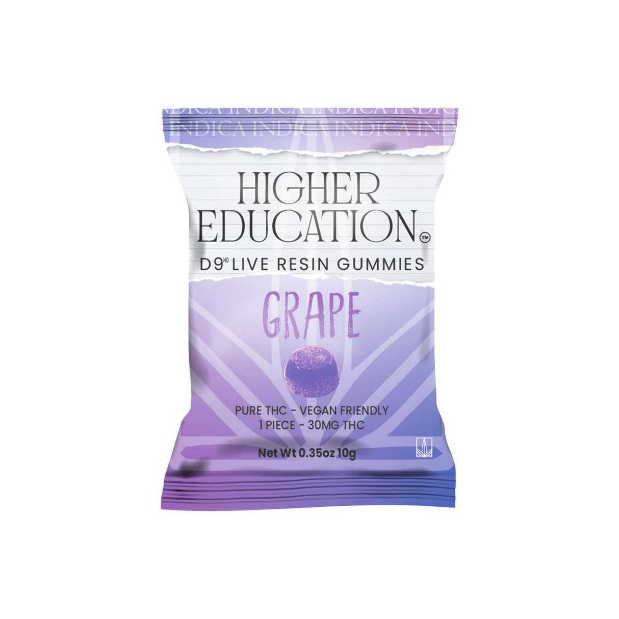 Higher Education D9 THC Live Resin Gummies