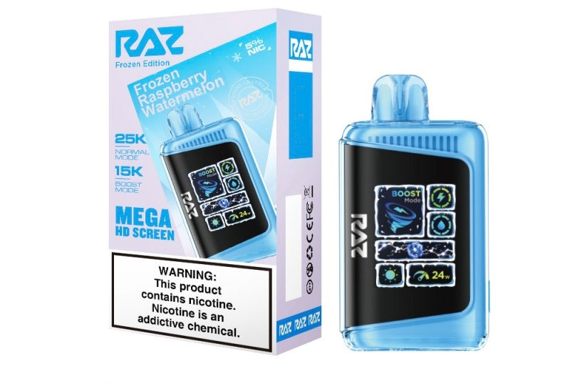 Raz LTX Mega HD Screen Disposable Vape - 25,000 Puffs