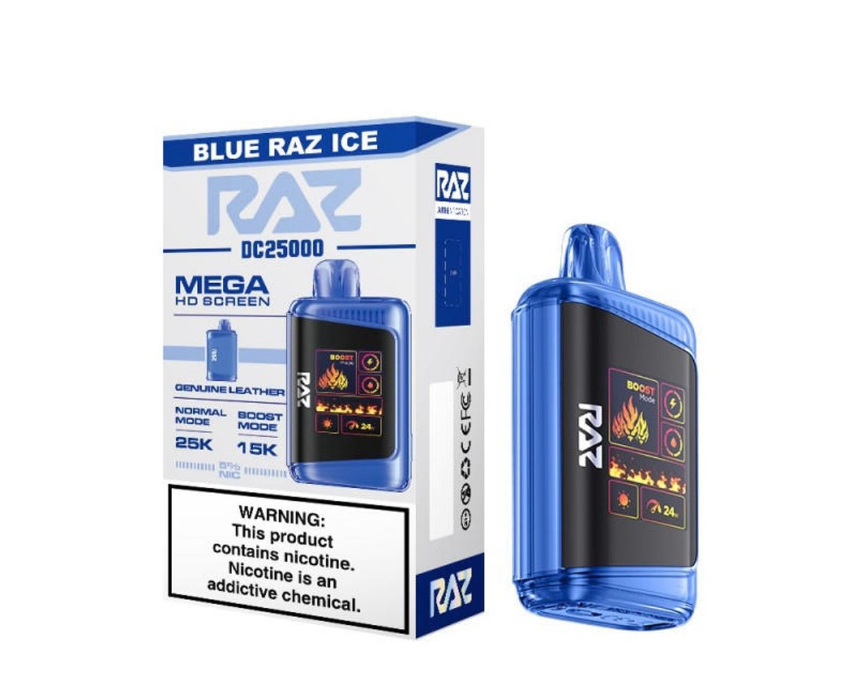 Raz DC25000 Mega HD Screen Disposable Vape - 25,000 Puffs