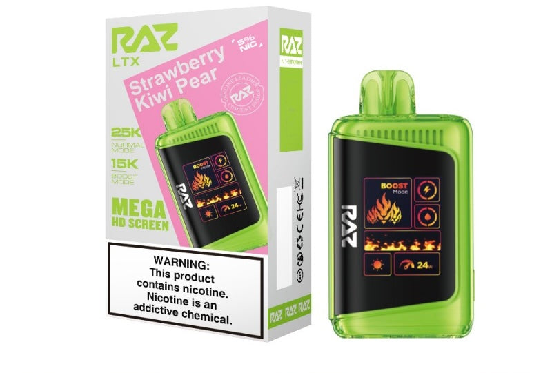 Raz LTX Mega HD Screen Disposable Vape - 25,000 Puffs