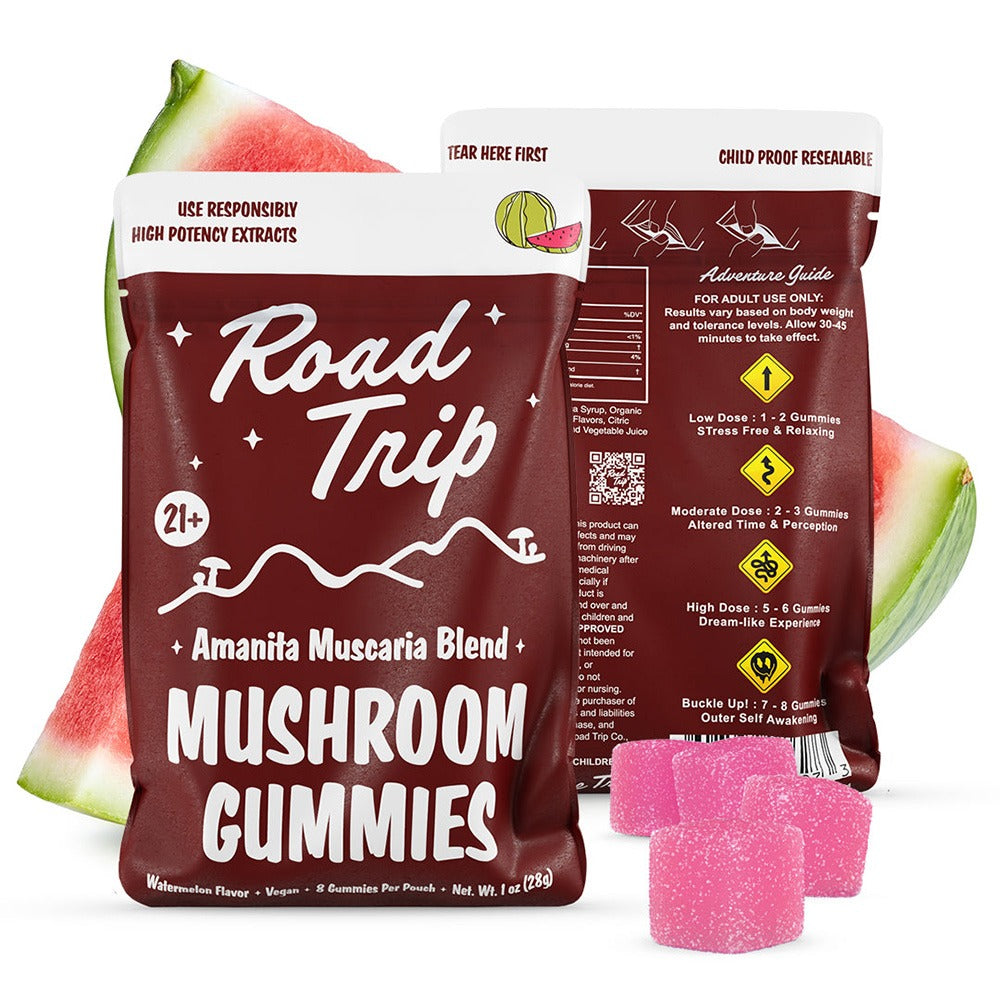 Road Trip Mushroom Amanita Muscaria Blend Gummies