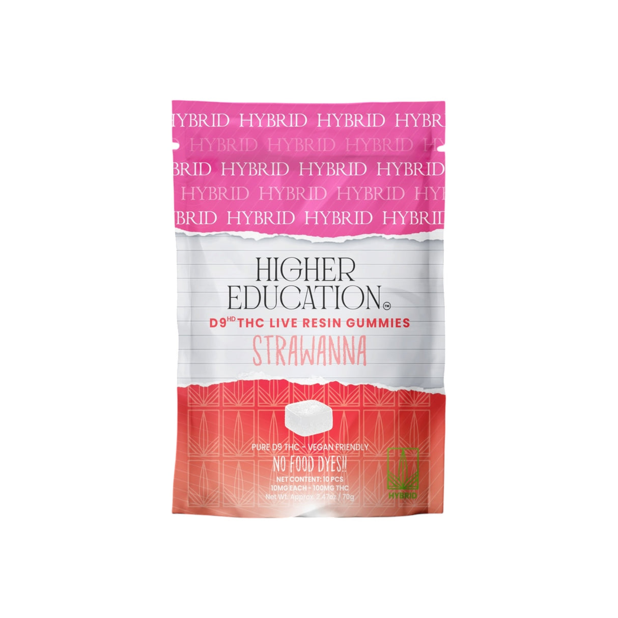 Higher Education D9 THC Live Resin Gummies