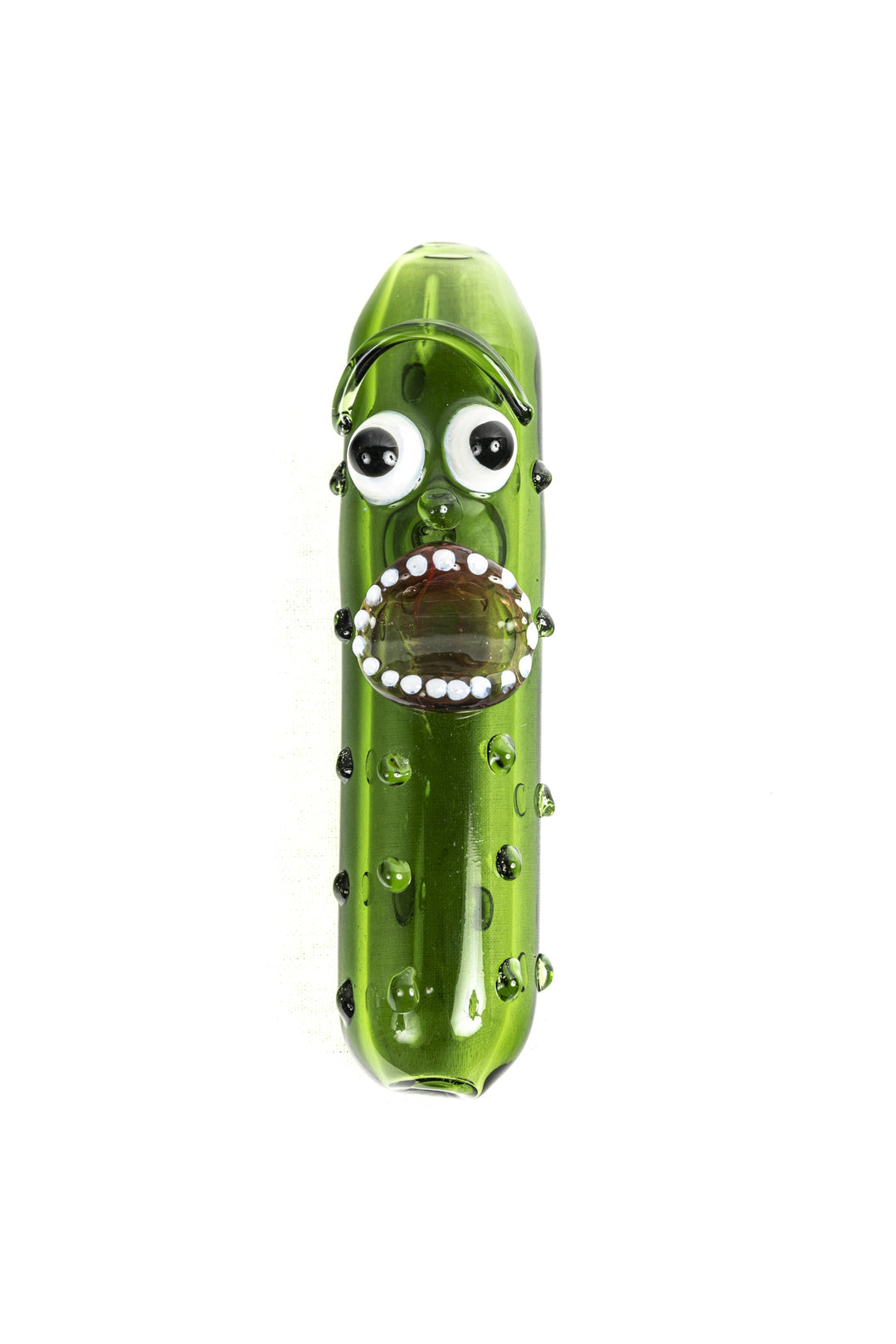 Animated Pickle Steam Roller Pipe - 4 Inches