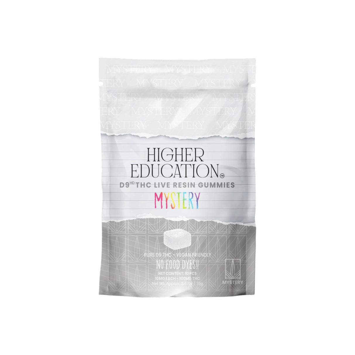 Higher Education D9 THC Live Resin Gummies