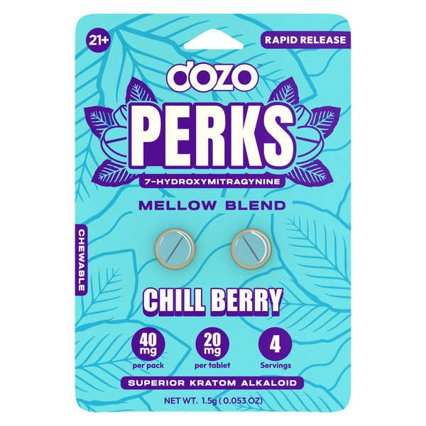 Dozo Perks 7-Hydroxymitragynine Kratom Capsules