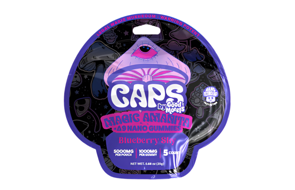 Caps by Good Morels Amanita Delta 9 Nano Gummies - 5,000mg