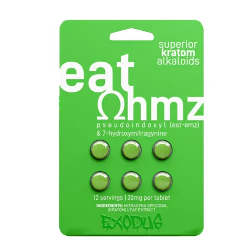 Eat Ohmz Kratom 7-Hydroxymitragynine Extract Tablets