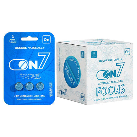 ON 7 Relief Pseudo Red Kratom Alkaloid Tablets