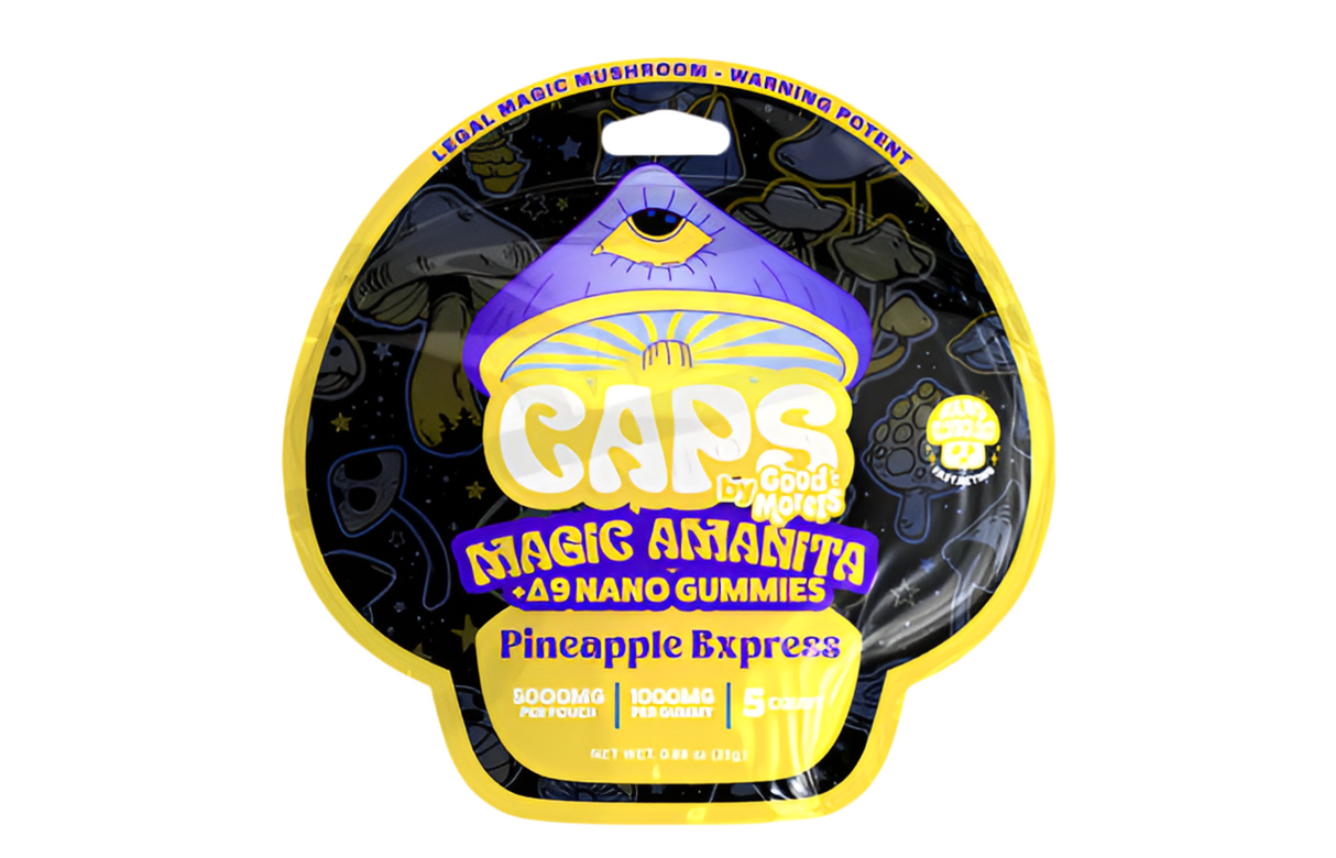 Caps by Good Morels Amanita Delta 9 Nano Gummies - 5,000mg