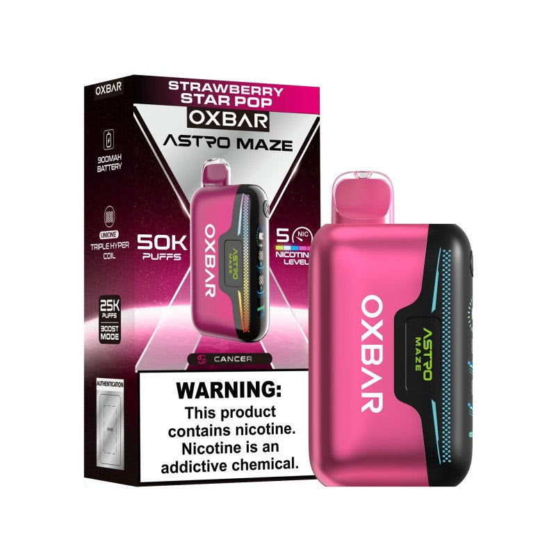 Oxbar Astro Maze Disposable Vape - 50,000 Puffs