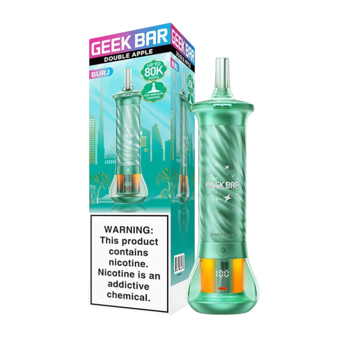 Geek Bar Burj 2 Disposable Vape - 80,000 Puffs