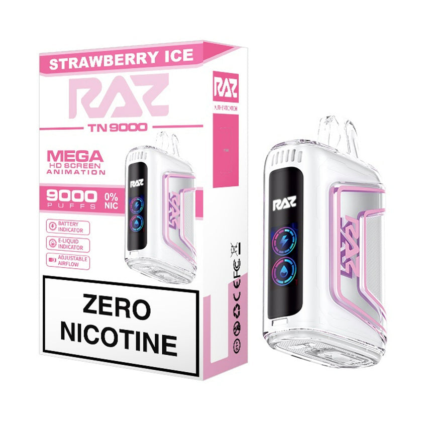 Raz Vape TN9000 Zero Nicotine Vape Disposable - 9,000 Puffs
