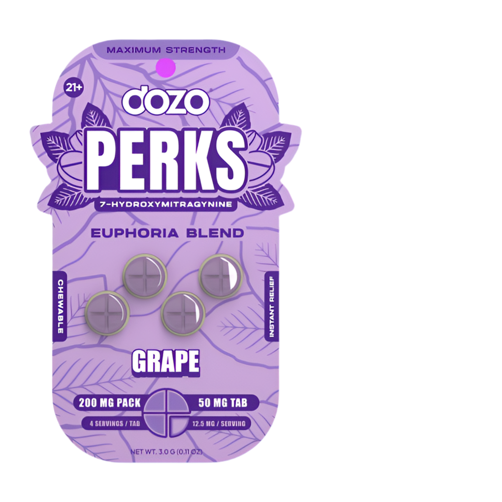 Dozo Perks 7-Hydroxymitragynine Kratom Capsules