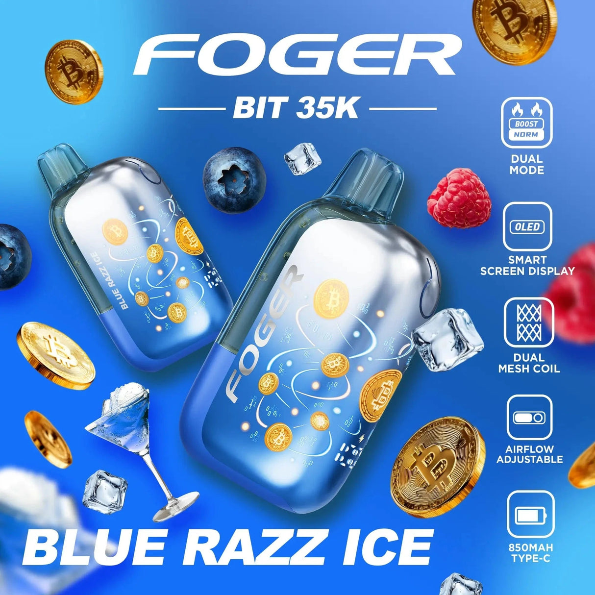 Foger Bit 35K Vape Disposable - 35,000 Puffs