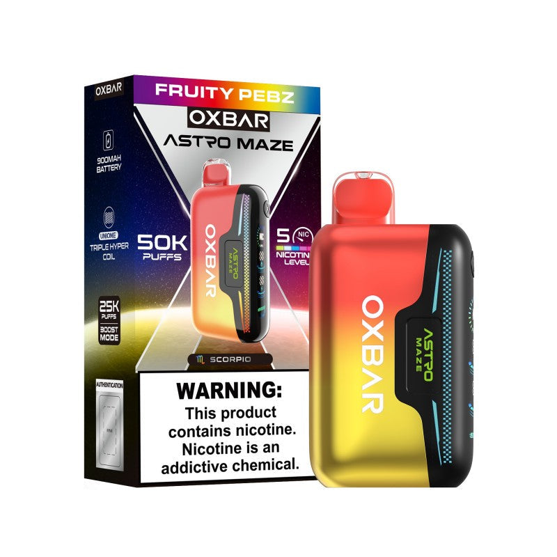 Oxbar Astro Maze Disposable Vape - 50,000 Puffs