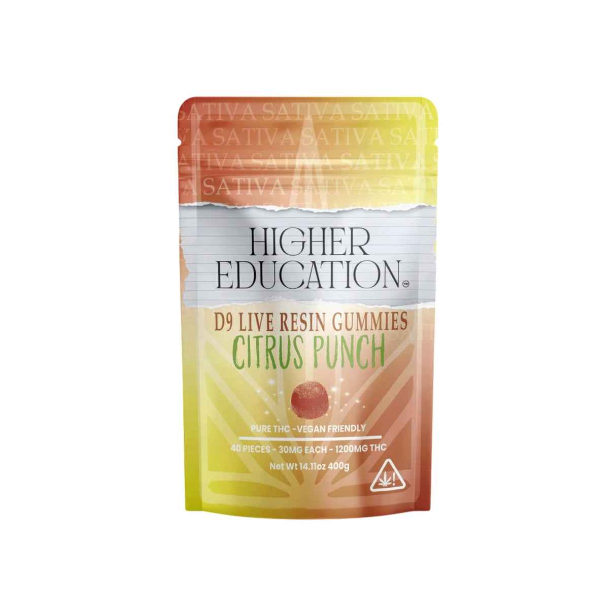 Higher Education D9 THC Live Resin Gummies