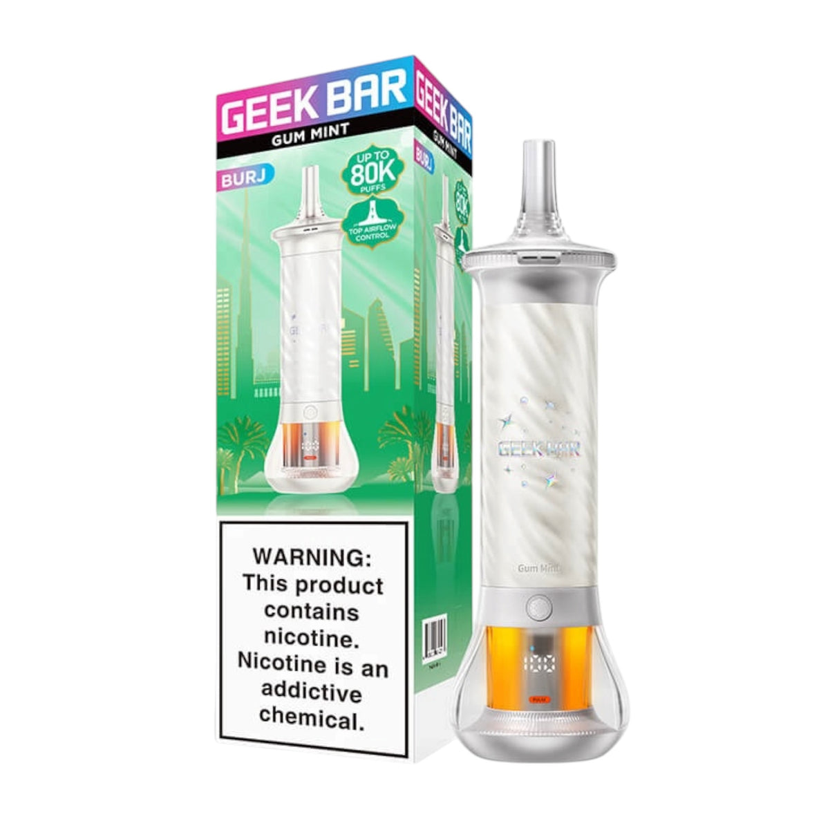 Geek Bar Burj 2 Disposable Vape - 80,000 Puffs